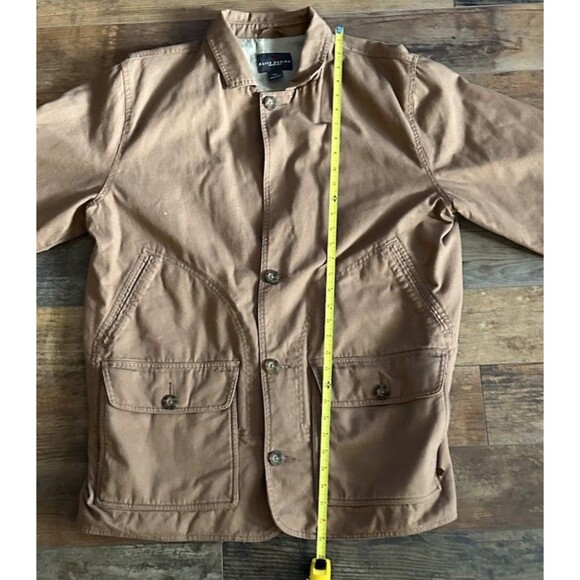 Woolrich Jacket Mens Large Elite Series Tactical Brown Canvas Heavy Parka Coat - Picture 5 of 8